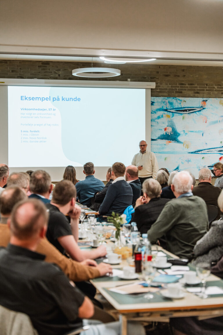 Mads holder oplæg om investering